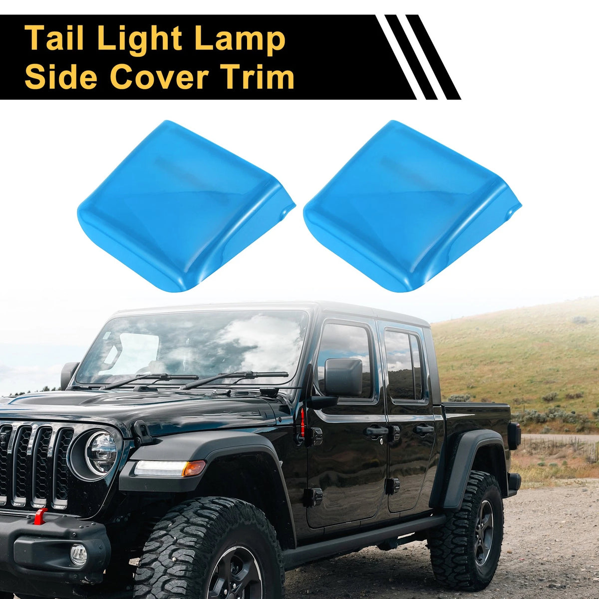 Tail Light Side Cover Trim for Jeep Wrangler JL JLU (2018-2024) Light Blue