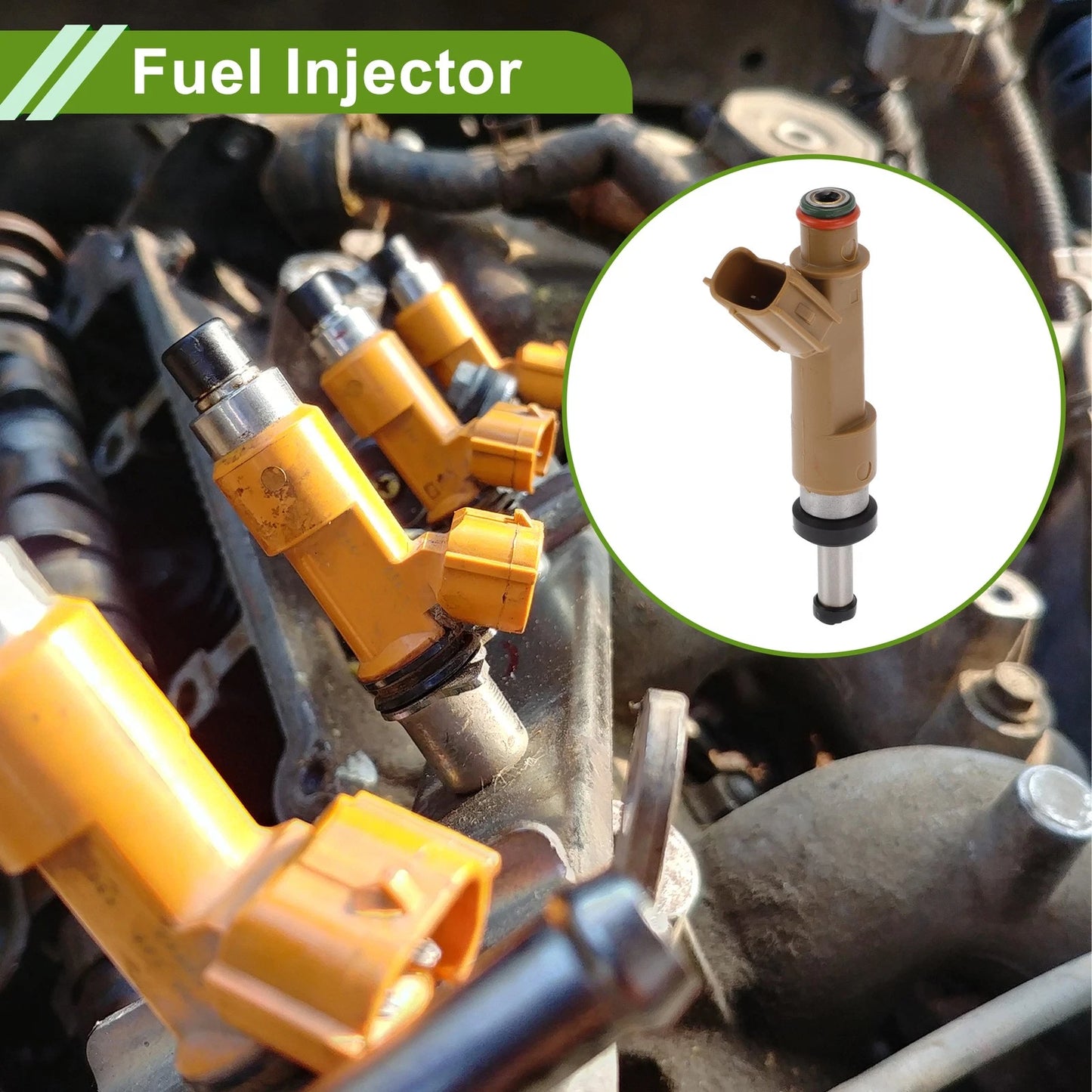 1 Pcs Fuel Injector for Toyota Matrix (2009–2012)