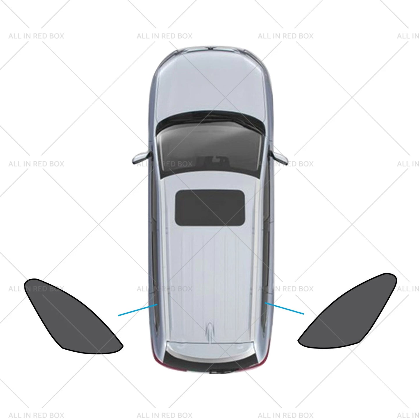 Triangular Magnetic Sun Shades for Mazda CX-3 (2015-Current)