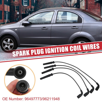 4 x Spark Plug Wire Ignition Coil Cable for Chevrolet Aveo Aveo5