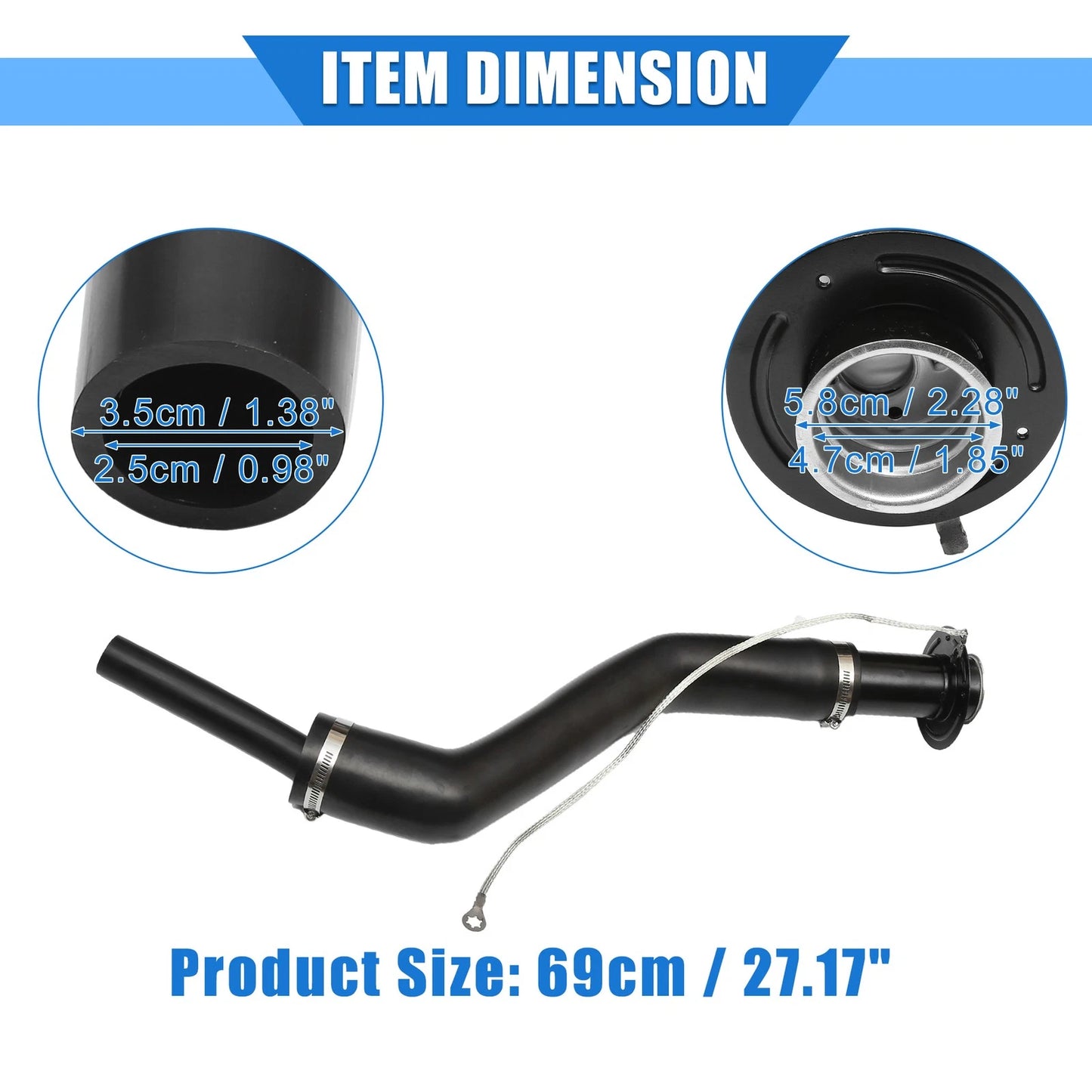 Fuel Filler Neck Pipe Hose for Ford Ranger (1993-1997)