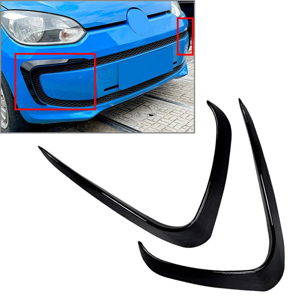Front Bumper Side Splitters Spoiler for Volkswagen UP (2011-2015)