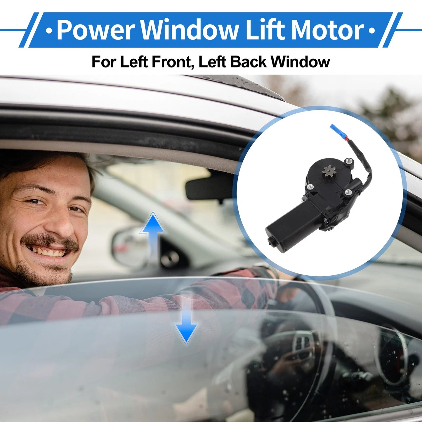 Power Window Regulator Lift Motor for CHEVROLET NOVA (1987–1988)