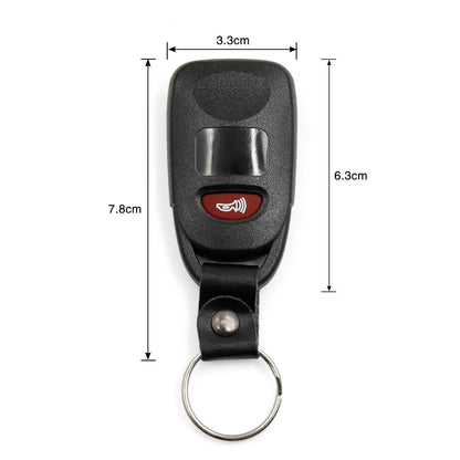 Car Key Fob Shell Case for Hyundai Elantra Sonata 4 Button (2011-2020)