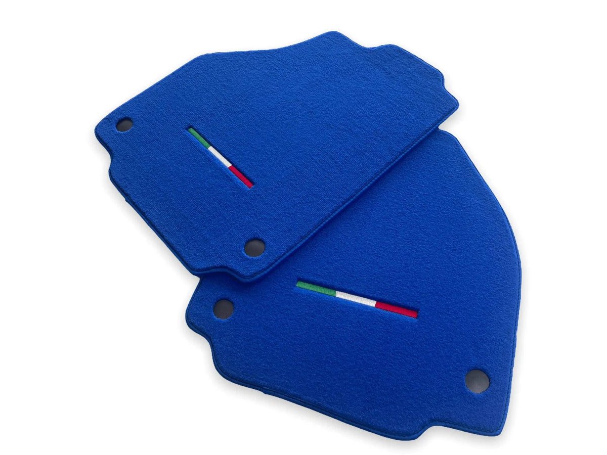 AutoWin Blue Floor Mats for Ferrari F8 Spider (2019-2023)