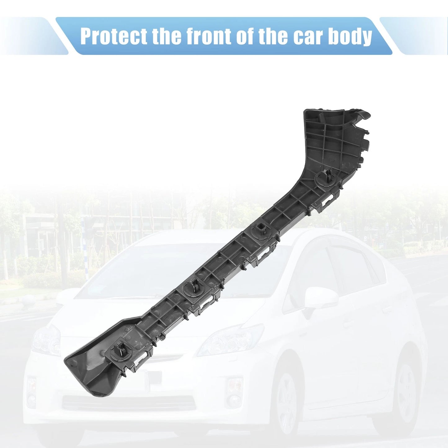 Bumper Bracket Side Retainer  for Toyota Prius Plug-In (2012-2015) Black
