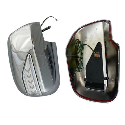 Pair / Rearview Mirror Cover Overlay Silver for Lexus RX330 RX350 (2003–2008)