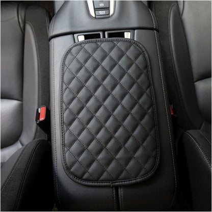 Black Armrest Pad Center Console Cover Cushion Protector for Car