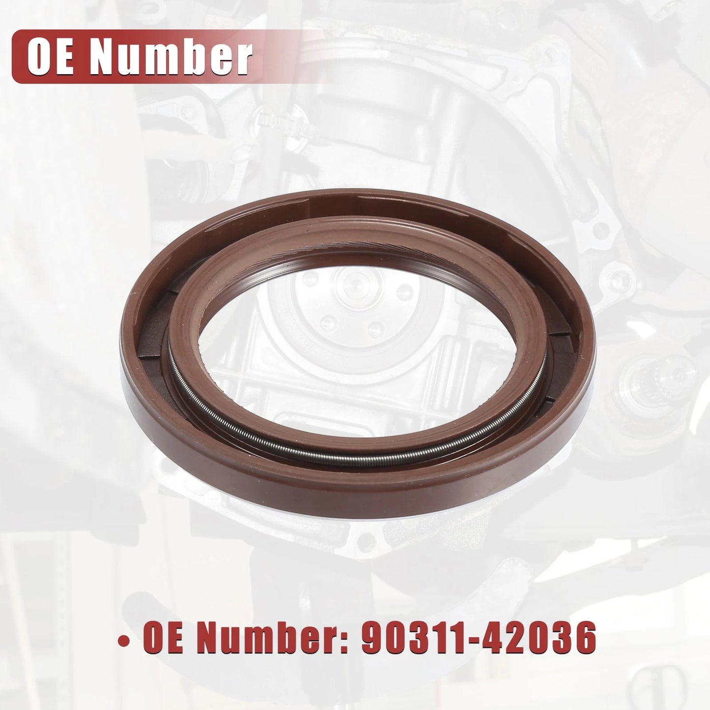Crankshaft Seal for Toyota Avalon 2005-2018 ( Rubber)