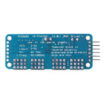 16 Channel 12-bit PWM Servo Motor Driver for Robot PCA9685 Module New
