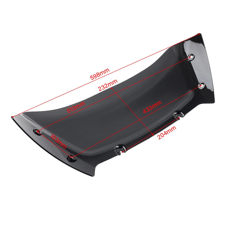 9'' Wave Windshield for Harley Road Glide CVO/SE FLTRXSE (2023+) Black