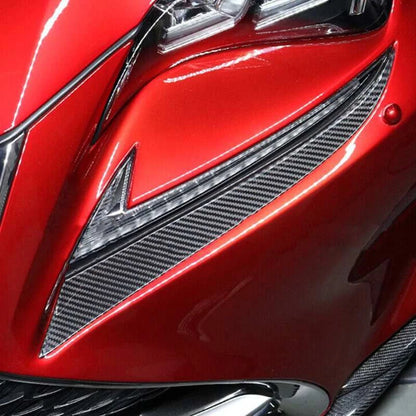 DRY Carbon Fiber Headlight Eyebrow Cover Trim for Lexus RC 2015-2018
