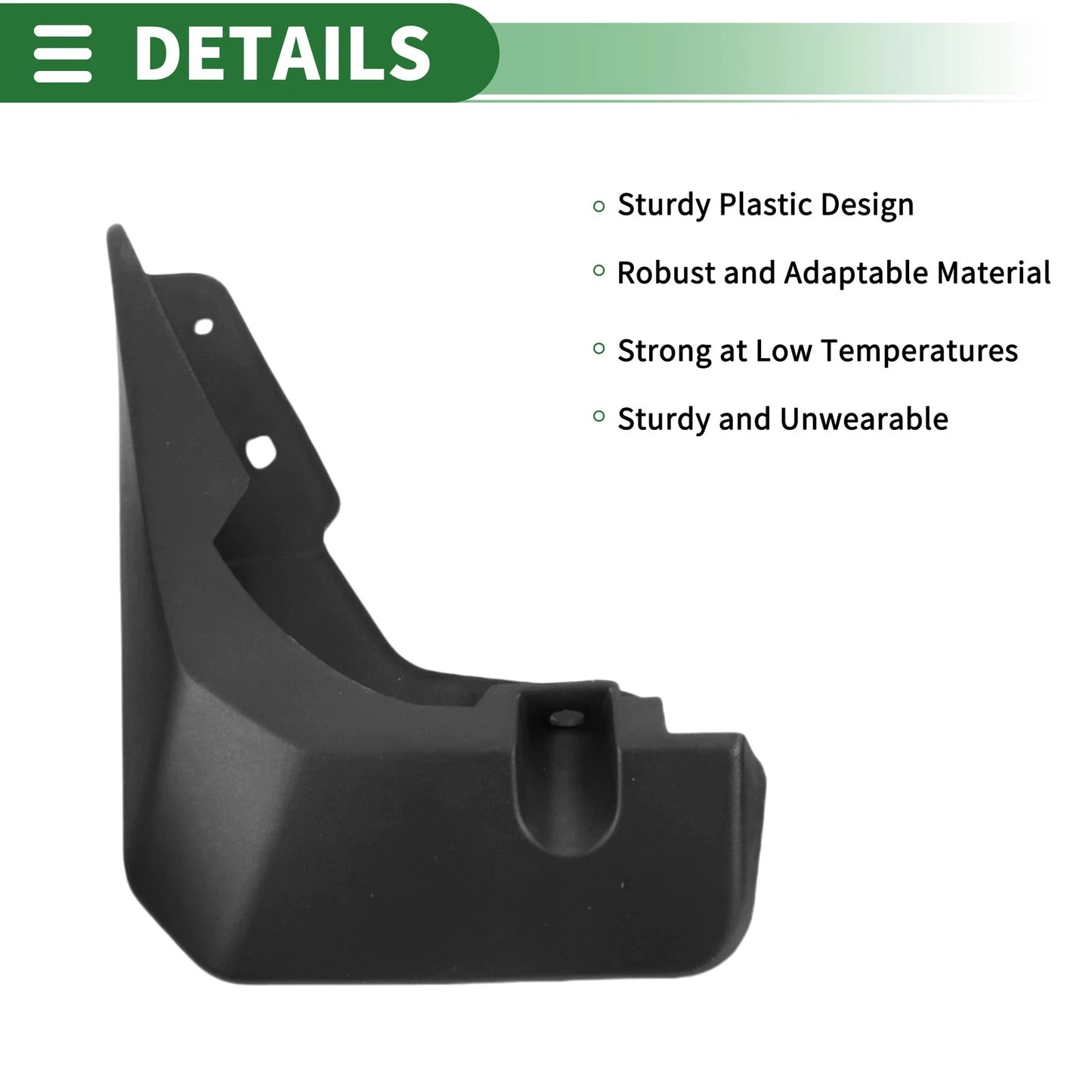 Mud Flaps Splash Guards for Ford Focus ST Saloon 2018-2022 with Mounts