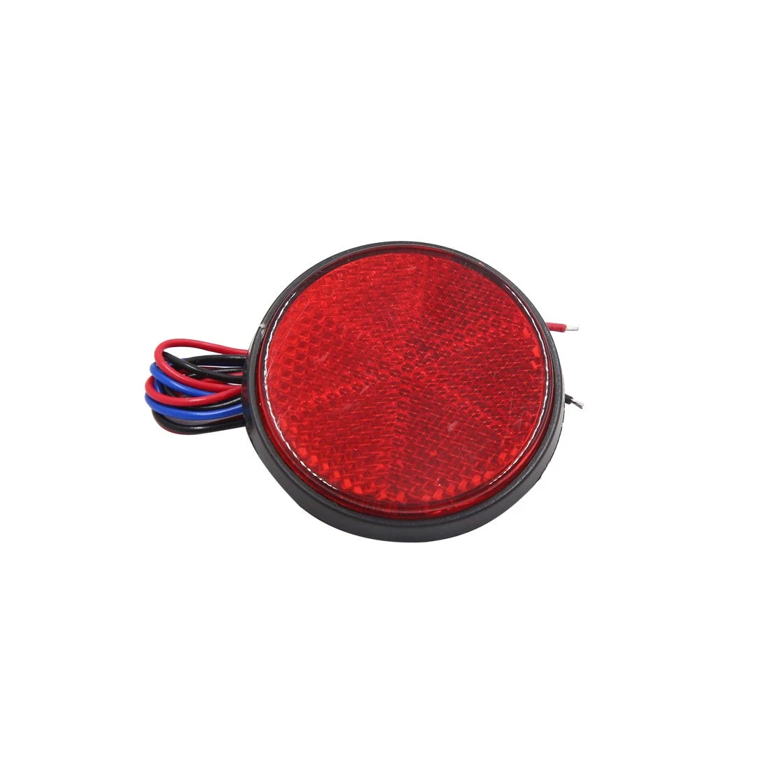 2 x Red LED Light Round Shape Reflector for Motorcycle Rear Tail Stop Lamp