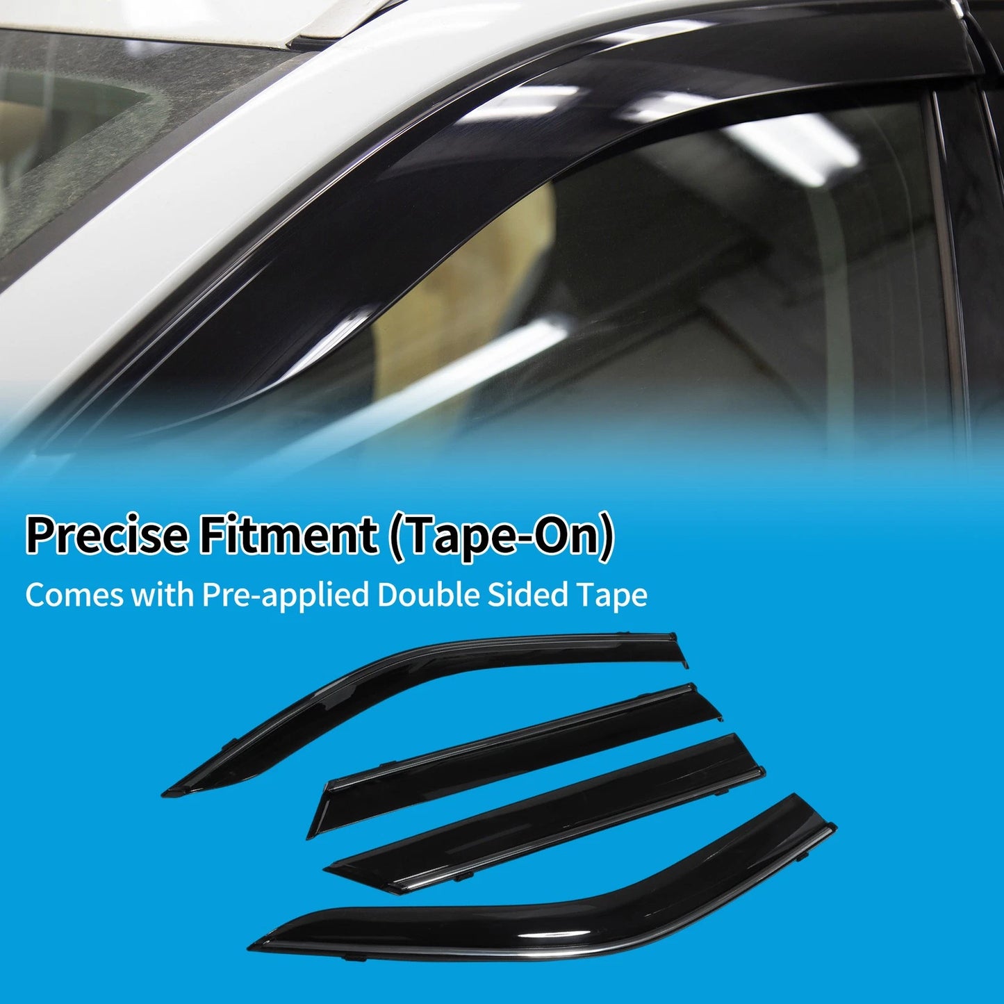 Window Deflectors 1 Set for PEUGEOT 2008 e-2008 MK2 (2020-2024)