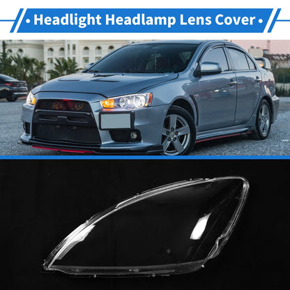 1 x Front Left Headlight Lens Cover for Mitsubishi Lancer (2004-2007) Clear
