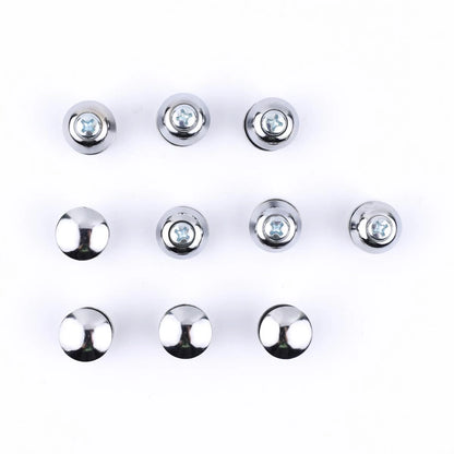 Button Space Cab Window Nuts Chrome 10 PC Fits Toyota Hilux Vigo SR5 2005-15 D06