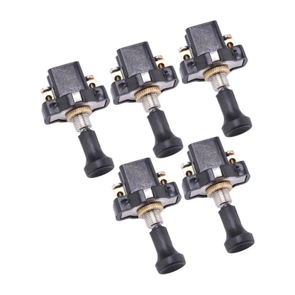 5 x 0.31" Thread Mount Push-Pull Switches for Auto 12V Vehicles
