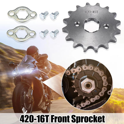 420 16T 20mm Front Sprocket for Honda 50cc 70cc 90cc 110cc 125cc