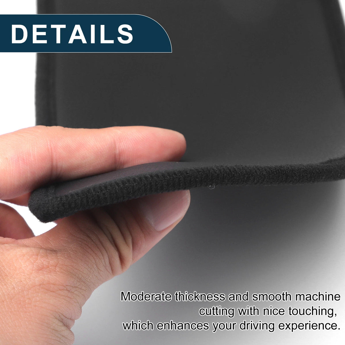 Car Door Anti Kick Pad Sticker Protector for Toyota Prado (2014) - Black