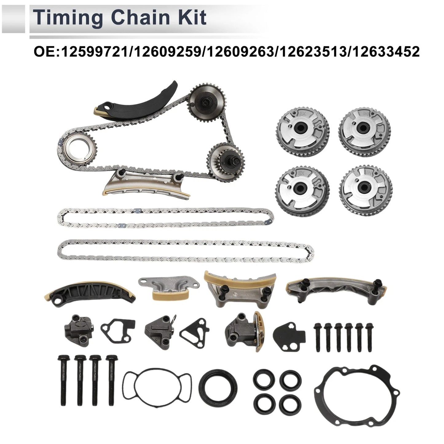 Timing Chain Kit for Chevrolet Camaro, GMC Traverse