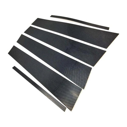 6 x Carbon Fiber Window Pillar Posts for Infiniti G35 G37 (2002-2013)