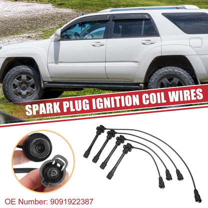 4 Pcs Spark Plug Wire Ignition Coil Cable for Toyota Tacoma