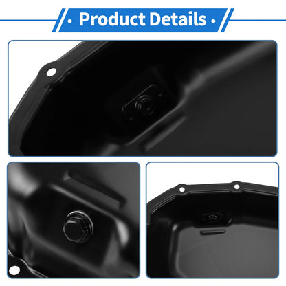 Engine Oil Pan for Toyota Highlander 2018-2021 Steel Black