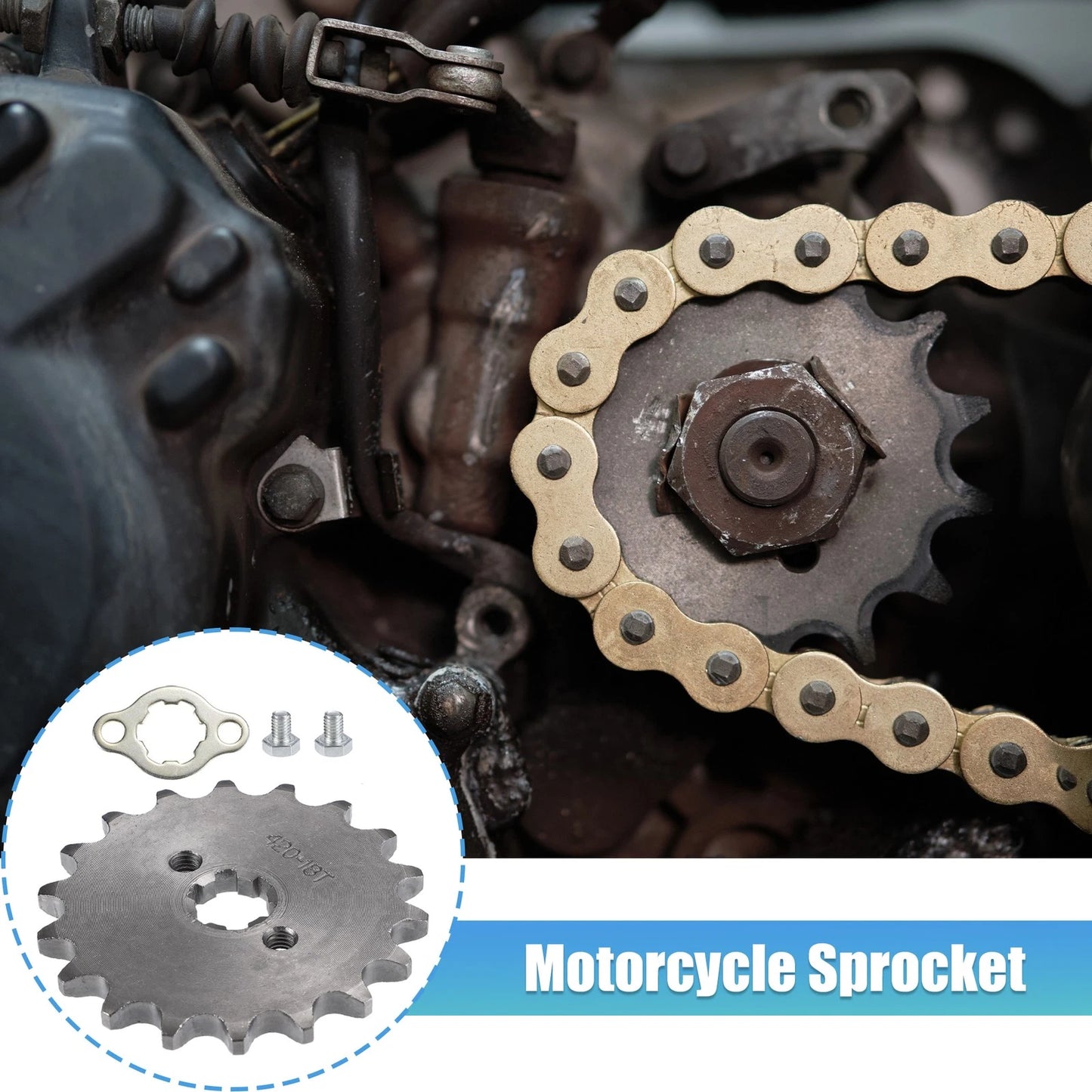 Sprocket / 18T 17mm ID Front Engine for Dirt Pit Bike ATV