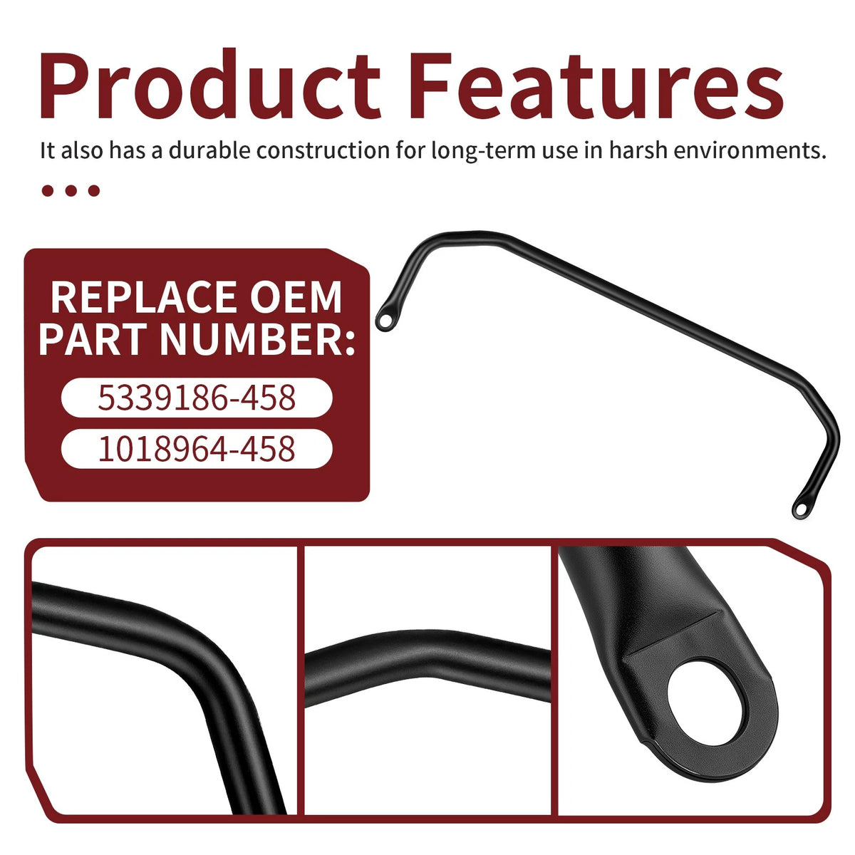 Rear Stabilizer Tube for Polaris Ranger 500 570 ETX EM1400 M1400