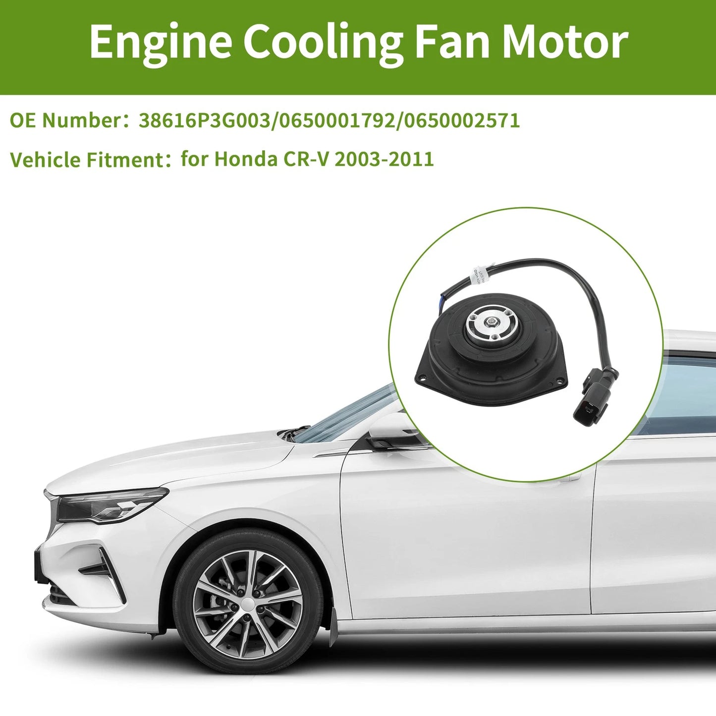 Radiator Fan Motor for Honda CR-V (2003-2011)