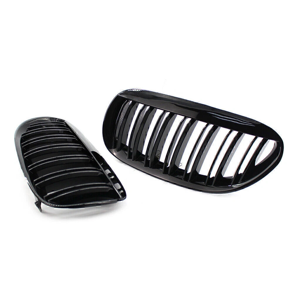 1 Pair ABS Front Kidney Grille for BMW E63 E64 650i M6 (2004-2010)