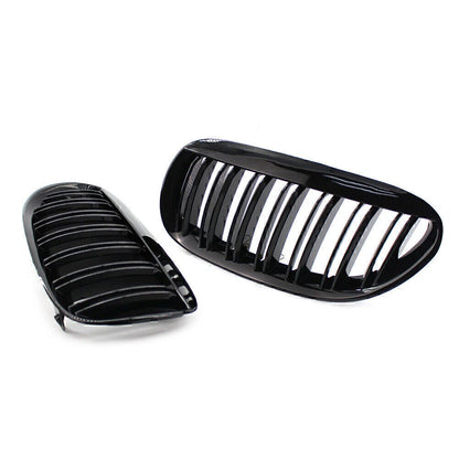 1 Pair ABS Front Kidney Grille for BMW E63 E64 650i M6 (2004-2010)