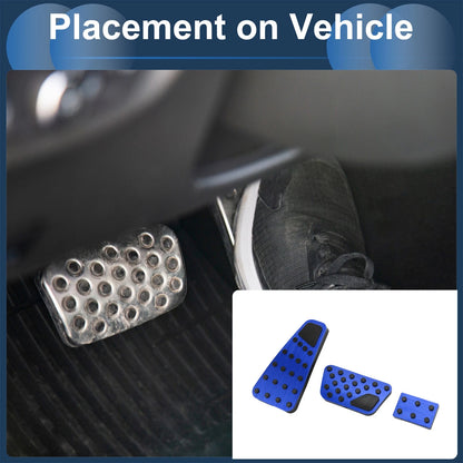 1 x Automatic Foot Pedal Covers for Dodge RAM 1500 (2010-2018) Blue
