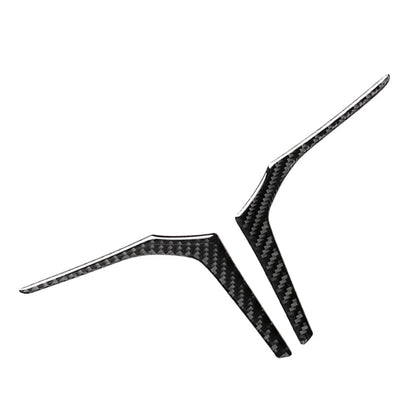 Black Steering Wheel Strip Cover Trim for BMW 3 5 6 Series X3 X4 X5 (2018-2023)