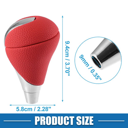 Red Silver Tone Gear Shift Knob for Lexus Toyota