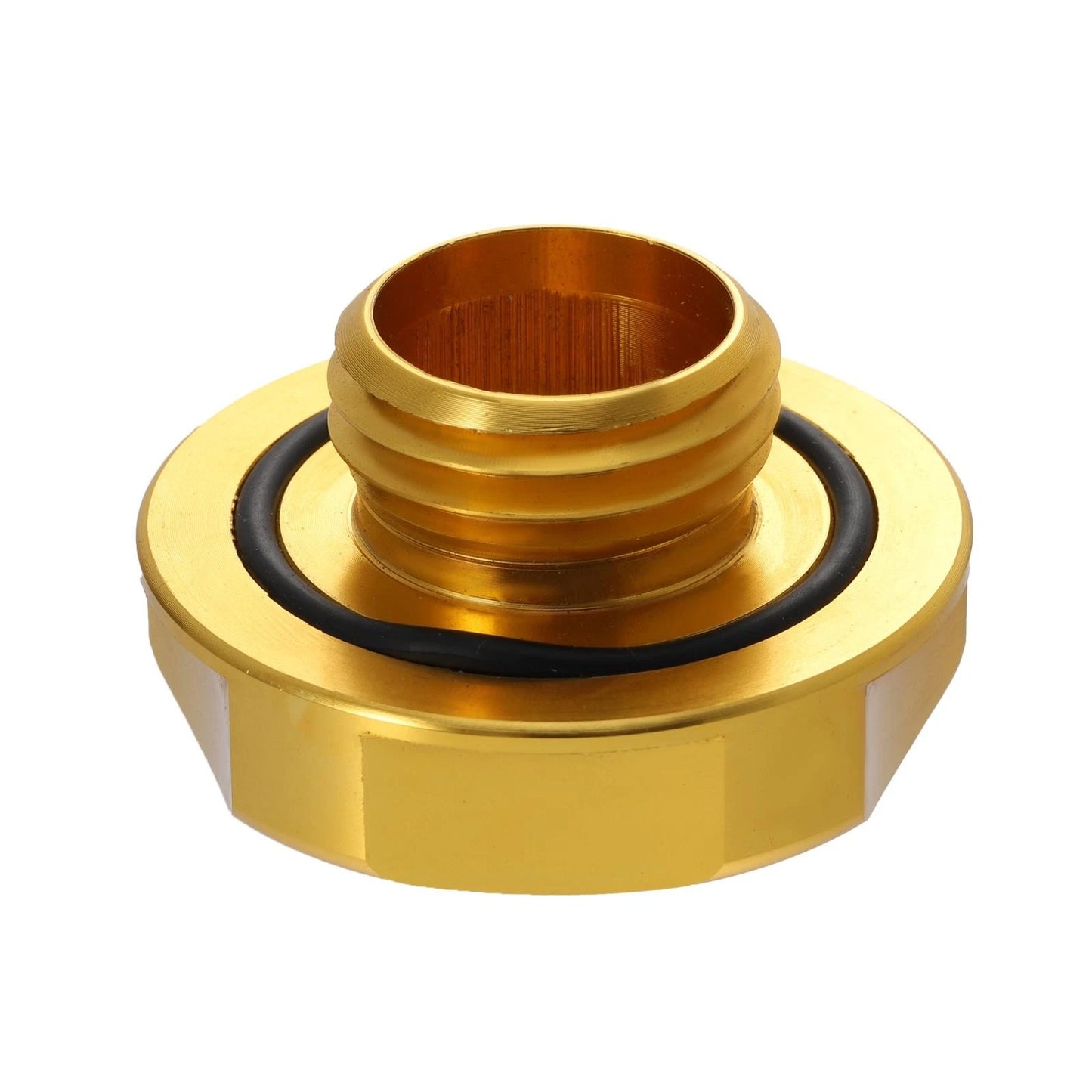 Gold Tone Aluminum Alloy Gas Engine Oil Filler Cap for Nissan