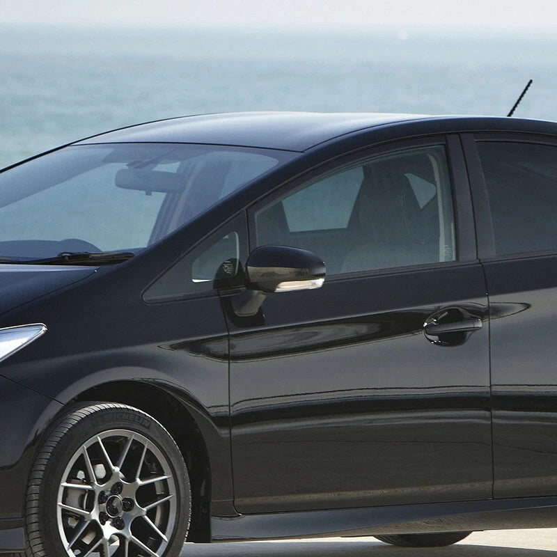 Gloss Black Rearview Side Mirror Cover Caps for 2010-2015 Toyota Prius (2010-2015)