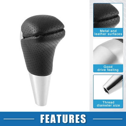 Black Silver Tone Gear Shift Knob for Toyota Land Cruiser