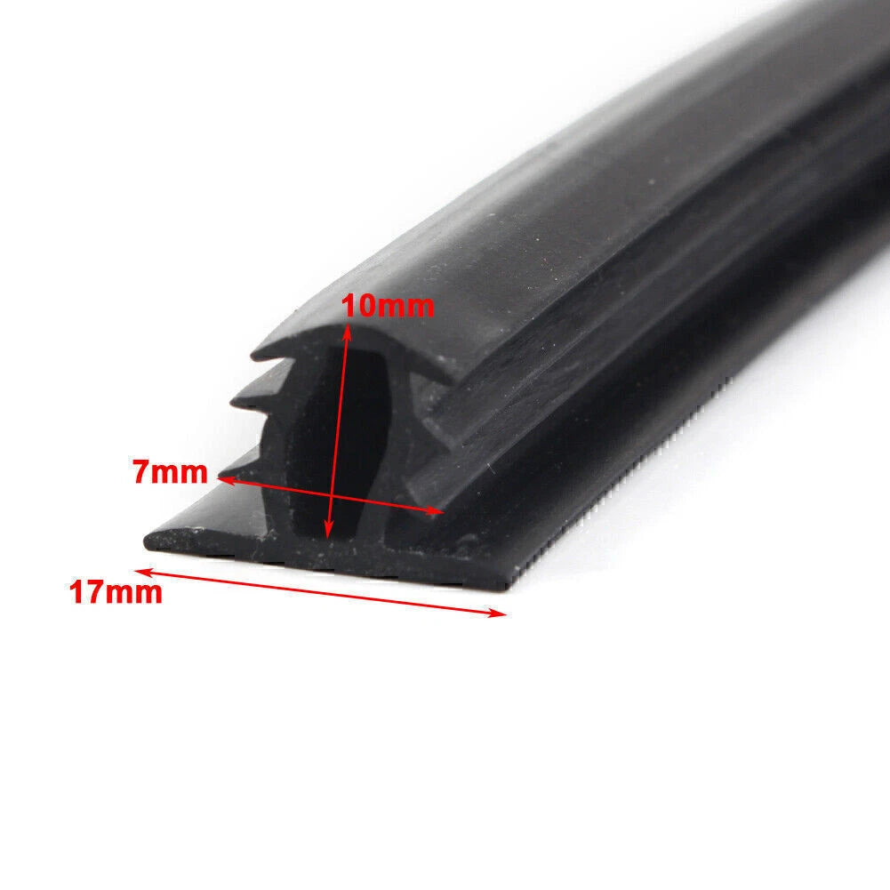 1.6m Rubber Push Seal Strip for Dashboard Windshield Noise Insulation (All Years)