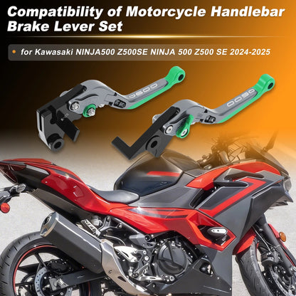 Pair Motorcycle Brake Clutch Levers for Kawasaki NINJA500 Z500SE (2024–2025)