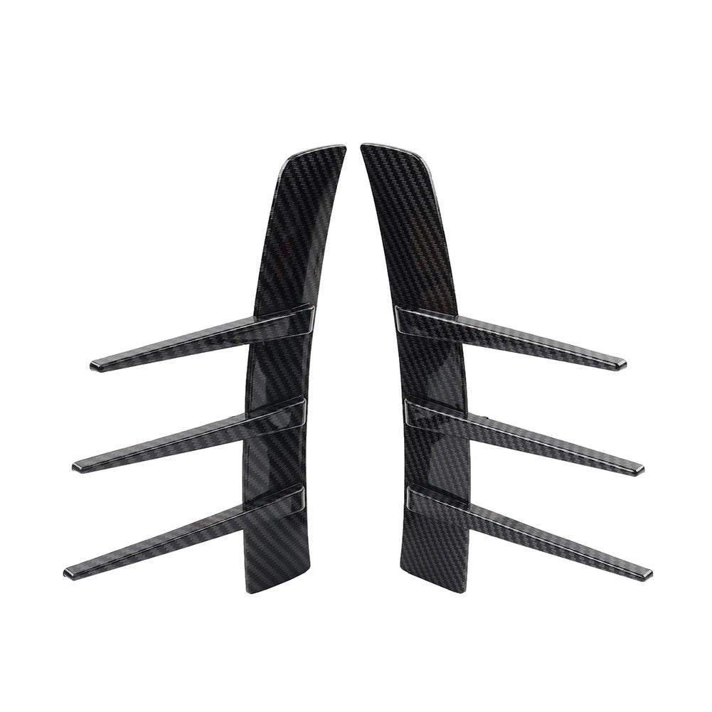 Carbon Black Front Rear Side Fender Vents for Universal Cars