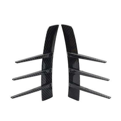 Carbon Black Front Rear Side Fender Vents for Universal Cars