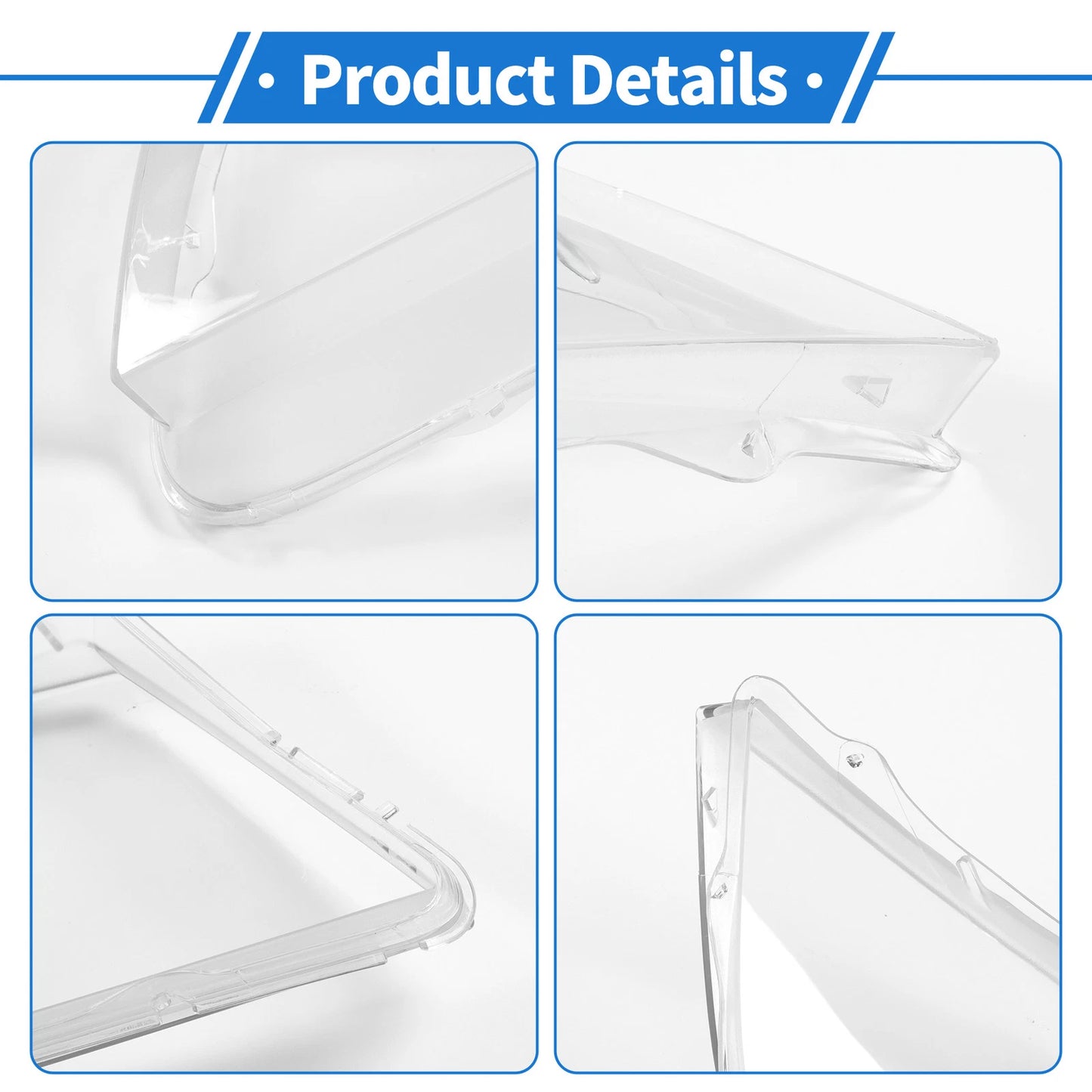 1 Pc Front Left Headlight Lens Cover for BMW 3 Series (2007-2013)