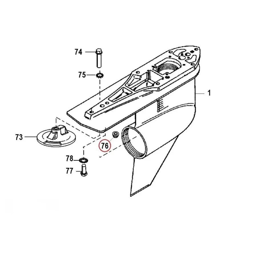 Mounting Nut for Mercruiser Alpha One/Bravo (Gen II)