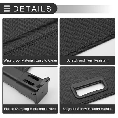 Cargo Cover for Volvo XC60 2018-2024 Carbon Fiber Black