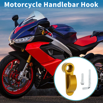 Handlebar Hook CNC Aluminum Gold Tone for Motorcycle