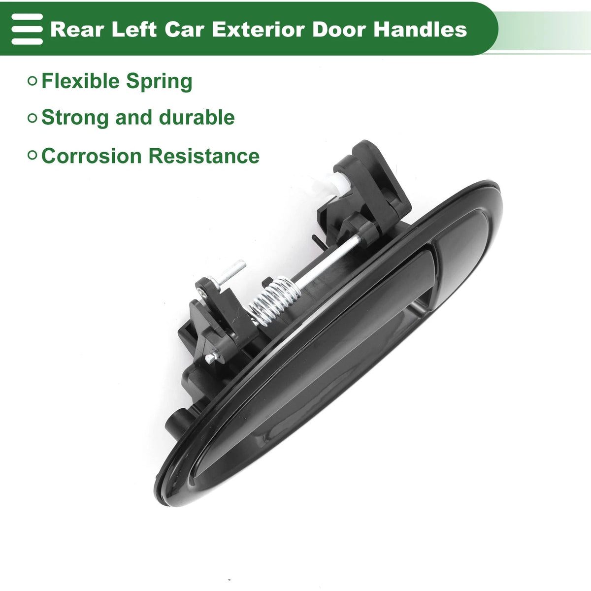 Rear Left Exterior Door Handle for Toyota Avalon (1995-1999) Black