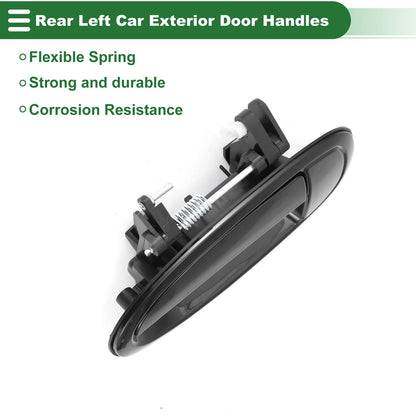 Rear Left Exterior Door Handle for Toyota Avalon (1995-1999) Black
