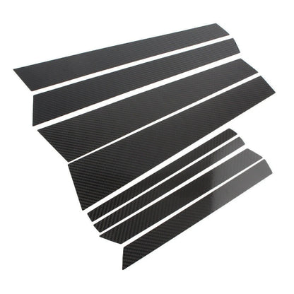Carbon Fiber B Pillar Trim Covers for BMW E71 X6 2009-2014 (2009-2014)